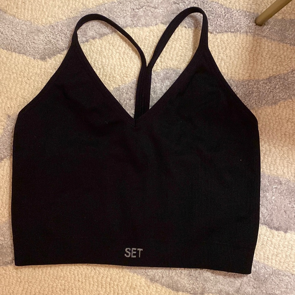 Set Active Sculptflex Ribbed V Bra